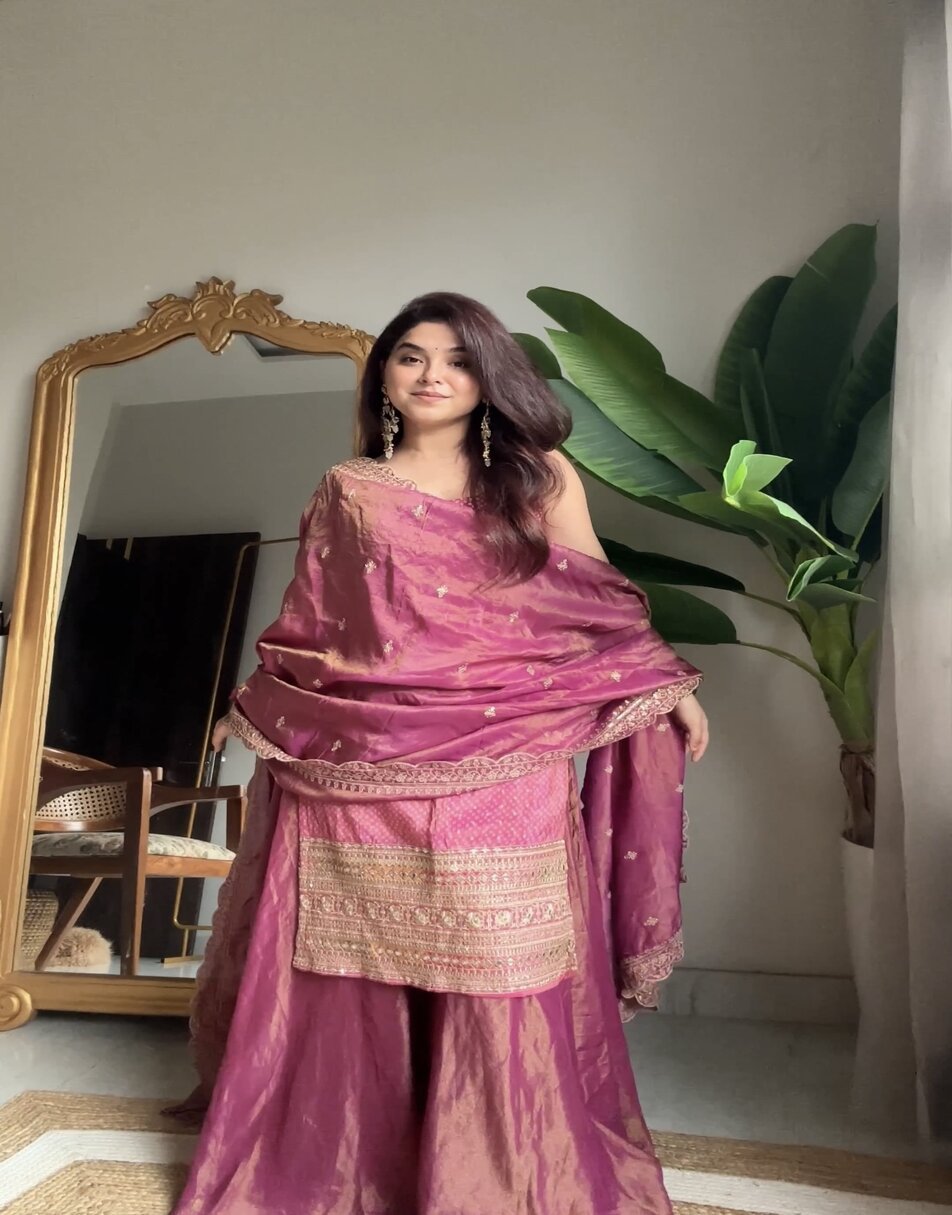 bhandhni sharara set