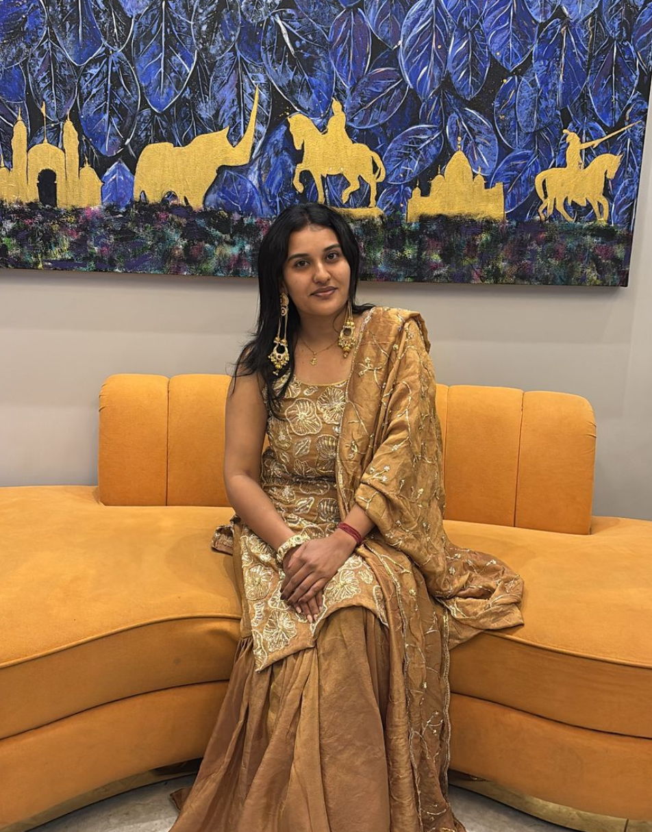 Golden phuleri sharara set 2