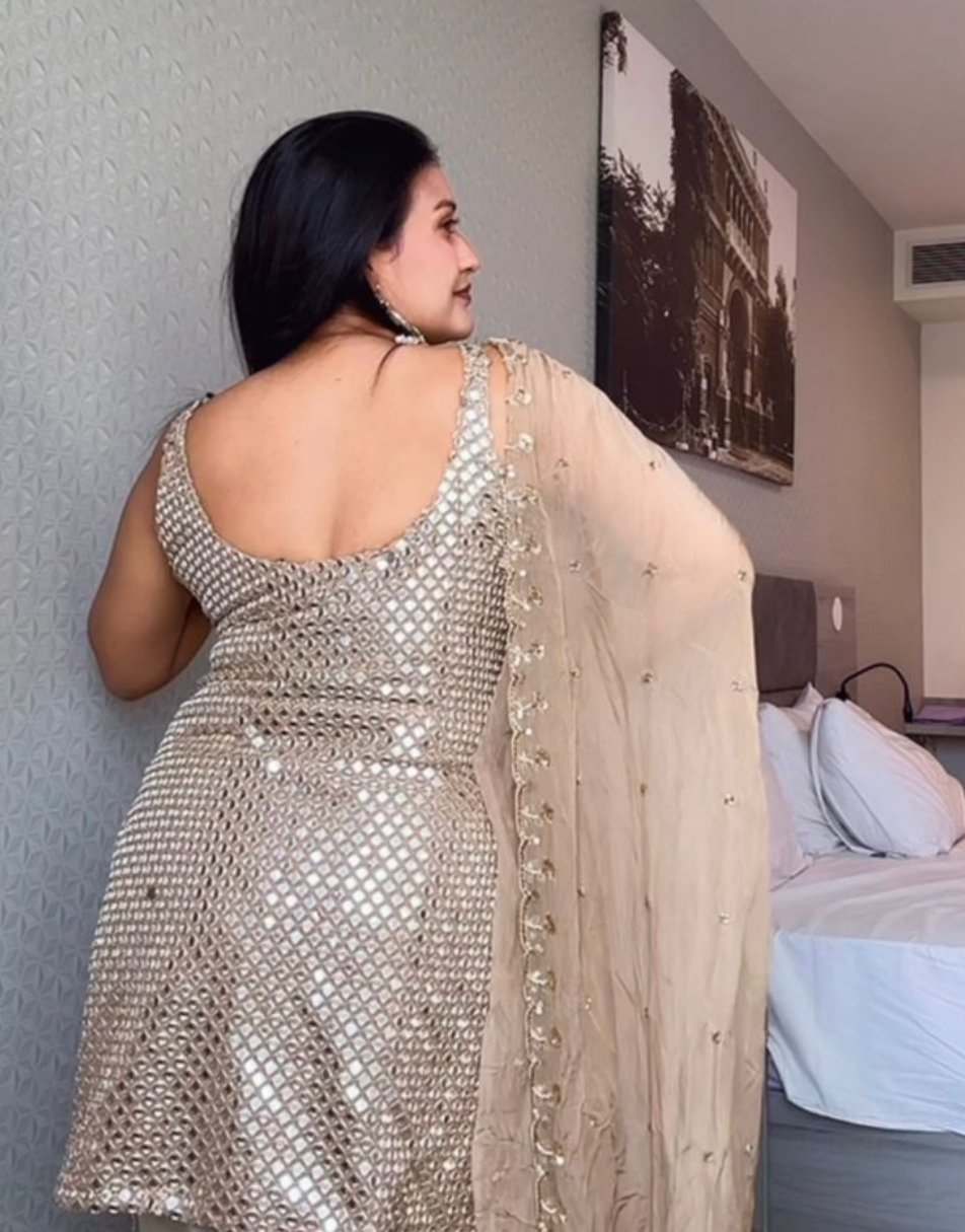 Shimmer sharara set